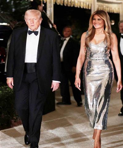 US President Donald Trump says his New Year wish is to see 