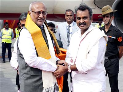 Vice-President CP Radhakrishnan arrives in Tamil Nadu on a two-day visit