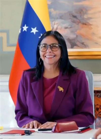 Venezuela's Delcy Rodriguez held 