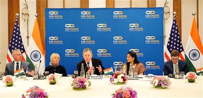 USISPF hosts US Senator Steve Daines in New Delhi, discusses advancing economic and strategic cooperation