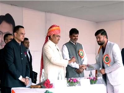 Rajasthan CM Bhajanlal Sharma honours employees for outstanding work on 77th Republic Day
