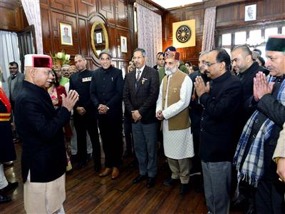 Himachal Governor hosts 'At Home' gathering on occasion of 77th Republic Day