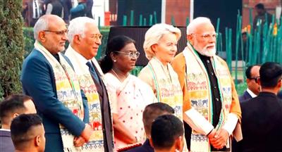 President Murmu hosts 'At Home' reception at Rashtrapati Bhavan