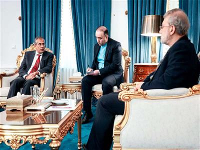 Top Iranian official Ali Larijani holds talks with Deputy National Security Adviser Pavan Kapoor