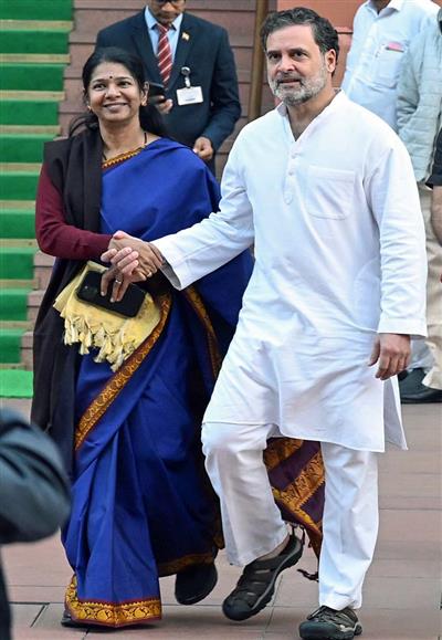 TN Polls: Rahul Gandhi-Kanimzohi meeting pleasant but inconclusive on alliance, say Sources