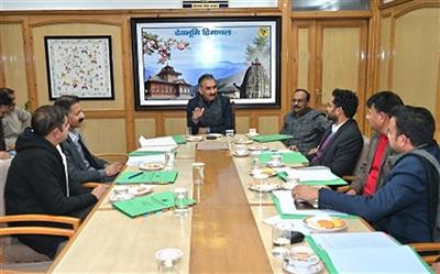 CM chairs HPSEDC Board Meeting, Directs timely payment to outsourced employees