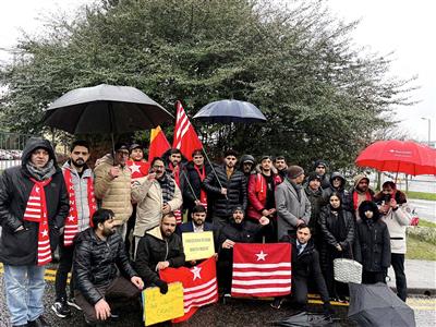 UKPNP holds protest outside Pakistani consulate in Bradford against so-called Kashmir Solidarity Day