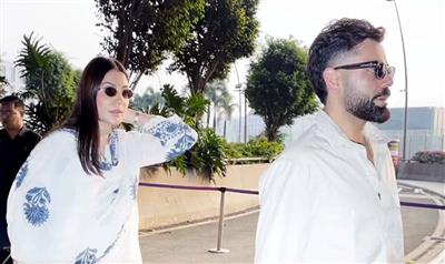 Pap Diaries: Virat Kohli, Anushka Sharma jet off together from Mumbai airport