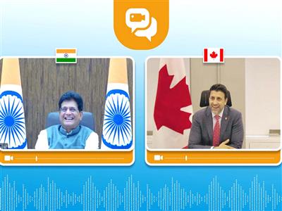 Piyush Goyal virtually interacts with Canada Minister Maninder Sidhu, discusses Comprehensive Economic Partnership Agreement