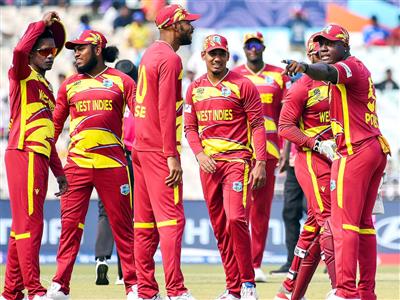 WI skipper Hope says team could've made more runs in start against India in T20 WC virtual QF