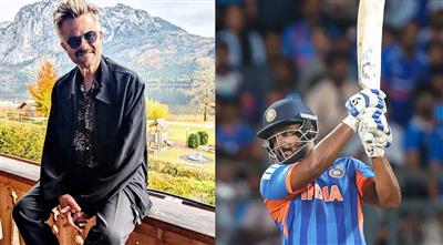 T20 WC semi-final: Anil Kapoor applauds Sanju Samson as India faces England; Varun Dhawan, Rohit Sharma, MS Dhoni also spotted