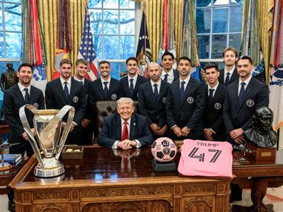 Messi, Inter Miami honoured at White House