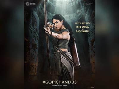 Ritu Varma plays Sathyavathi in historical film #Gopichand33