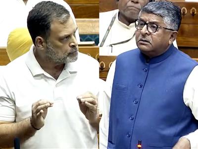Heated exchange between Rahul Gandhi-Ravi Shankar Prasad in Parliament, Rahul reiterates 'PM Compromised' jibe