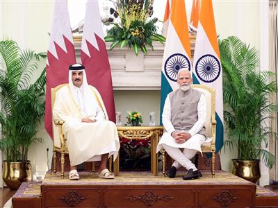 PM Modi condemns strikes on Qatar energy infrastructure during talks with Amir Al Thani