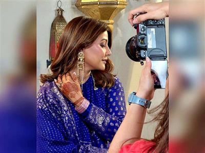 Hina Khan gets husband Rocky Jaiswal’s name tattooed in mehendi ahead of first Eid post marriage