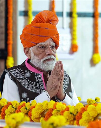 PM Modi extends wishes on fourth day of Chaitra Navratri, says 