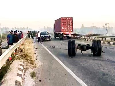 Three women, eight injured in road accident in Bengaluru
