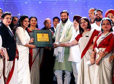 CM Nayab Singh Saini honours individuals for outstanding work across various fields