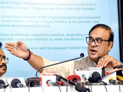 Himanta Biswa Sarma claims replicating 'fake' Wyoming LLC used by Congress amid passport row