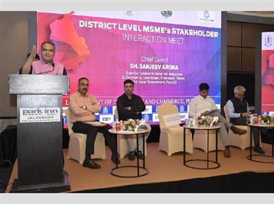 Sanjeev Arora chairs key MSME meet in Jalandhar, unveils vision for industrial growth and Green energy push