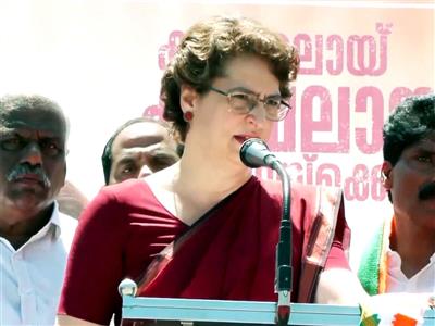 Congress MP Priyanka Gandhi flags Wayanad challenges, calls for political will from centre and state