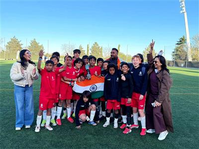 India's U12 football team scripts history at Real Madrid Foundation World Challenge
