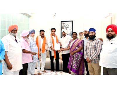 Ameerpet Gurudwara Committee invites KTR for 'Baisakhi' celebrations