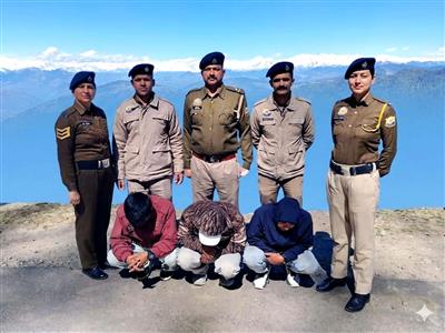 Shimla Police crackdown: 9.28 kg opium seized, 3 Nepal nationals arrested