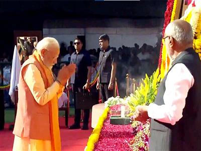VP Radhakrishnan, PM Modi pay tribute to Babasaheb Ambedkar on his 135th birth anniversary