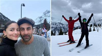 Alia Bhatt, Ranbir Kapoor ring in fourth anniversary with snowy family getaway