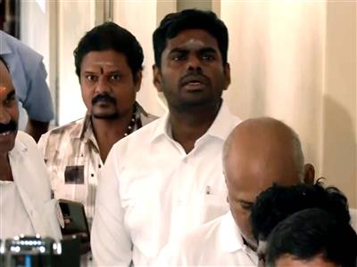 Tamil Nadu Polls: BJP leader K Annamalai casts vote in Coimbatore