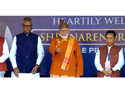 Sikkim: PM Modi inaugurates, lays foundation stone of development projects worth Rs 4,000 Cr