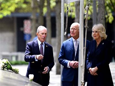 King Charles, Queen Camilla pay tribute to 9/11 victims at New York Memorial