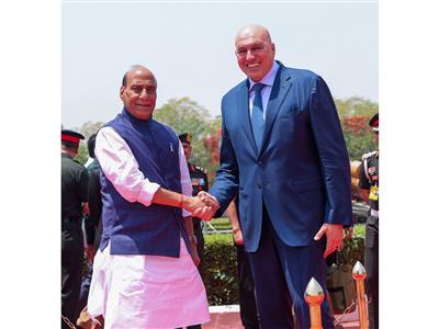 Defence Minister Rajnath Singh and his Italian counterpart Guido Crosetto hold wide ranging talks, discuss West Asia situation