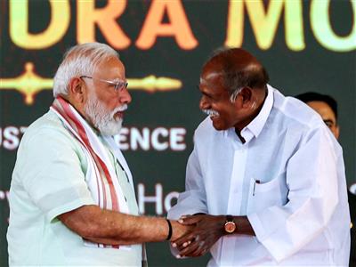 Puducherry set to witness return of Rangasamy-led NDA; Early trends show CM leading from Thattanchavady seat