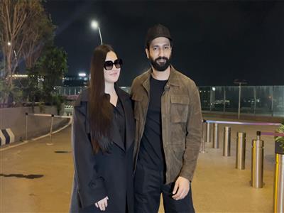Katrina Kaif, Vicky Kaushal make first public appearance together after welcoming son Vihaan
