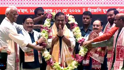 Himanta Biswa Sarma elected NDA Legislature Party leader in Assam, to take oath as CM on May 12