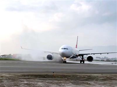 Nepal: Turkish Airlines planes suffer tyre fire during landing, all 278 passengers safely evacuated