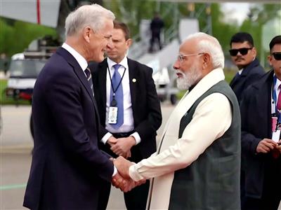 PM Modi arrives in Norway for India-Nordic Summit on fourth leg of five-nation tour