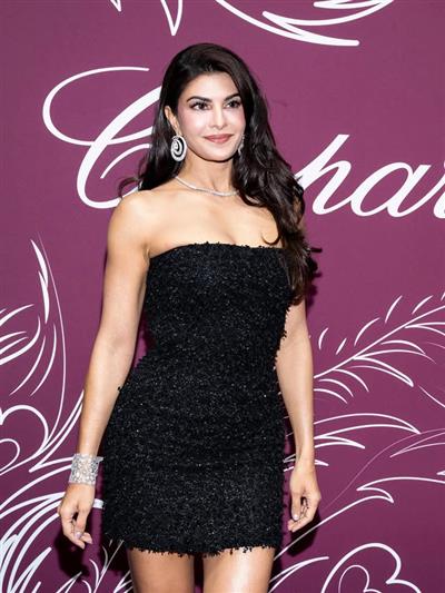 Cannes 2026: Jacqueline Fernandez stuns in black sequin dress at Chopard event