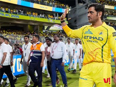 IPL 2026: MS Dhoni's appearance at Chepauk leaves CSK fans emotional during final home game