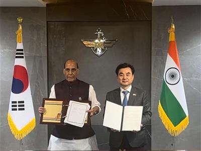 India-South Korea seal strategic defence MoU on cybersecurity, information sharing, during Rajnath Singh's Seoul visit