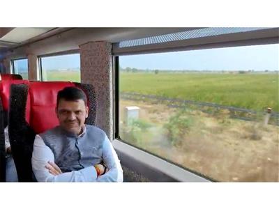 Maharashtra CM Fadnavis travels to Shirdi via Vande Bharat train after PM Modi's appeal on fuel conservation