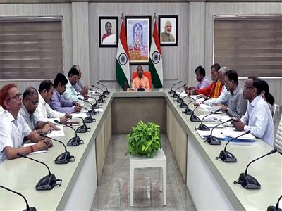 Uttar Pradesh CM Yogi Adityanath chairs meeting with Labour Department