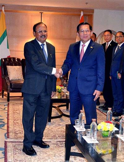 NSA Doval calls on Myanmar President on his maiden visit
