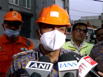 Work of removing debris underway: NDRF officials on Mehrauli building collapse incident