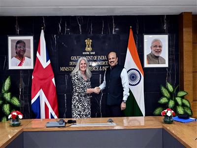 Commerce Secy holds talks on India-UK CETA implementation with UK Permanent Secy