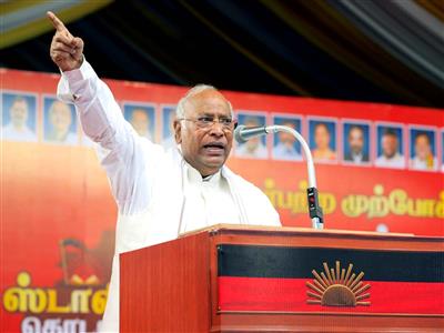 Cong chief Kharge slams Centre over recent National Family Health Survey, accuses Govt of hiding data 