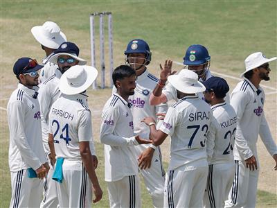 Manav Suthar scripts history with 6-wicket haul on Test debut as India enforce follow-on against Afghanistan